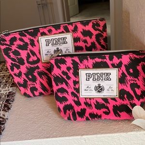 Vs pink travel bag set